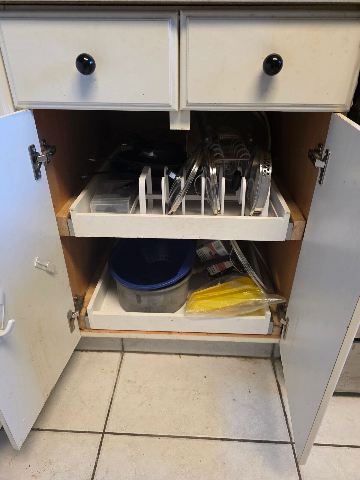 Custom cabinet drawer project