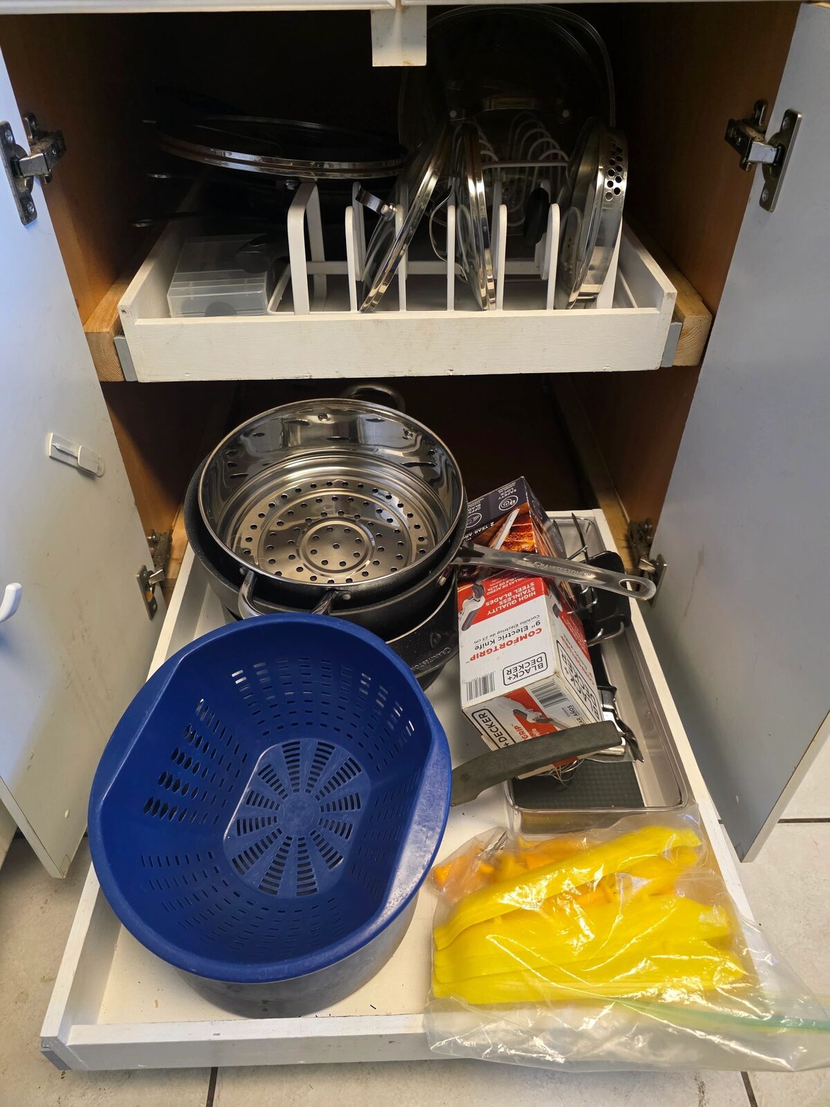 Custom cabinet drawer project